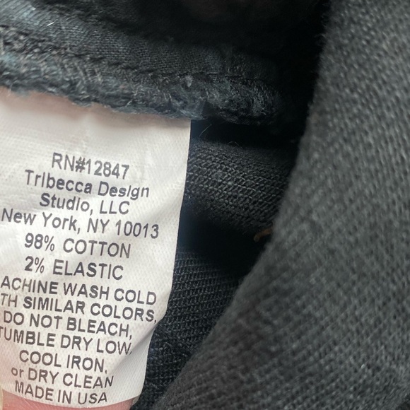 Nili Lotan 111/88 Black Lace Up Jeans Size 6 - Picture 8 of 12